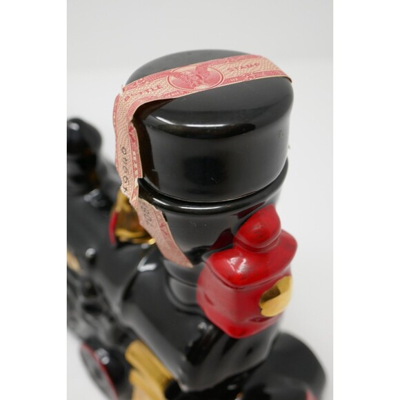 Paul Lux Train Engine 1974 Canadien Special Whiskey Empty Liquor Decanter - Picture 3 of 12